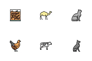 Pets Domestic Animal Icon Pack