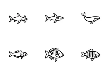 Pez Paquete de Iconos