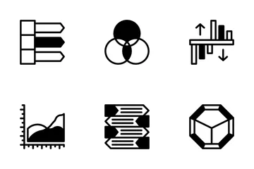 Pfeile und Infografik-Elemente Symbolpack