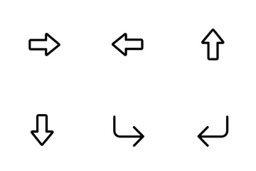 Pfeilstrich Symbolpack