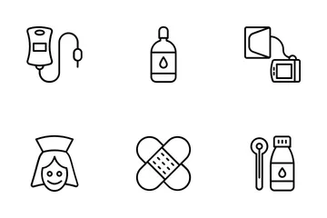 Pharmacy Element Icon Pack
