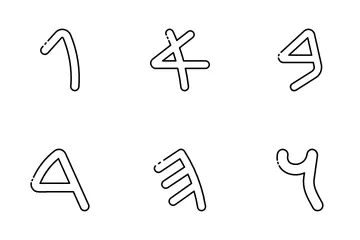 Phoenician Alphabet Icon Pack
