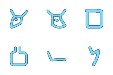 Phoenician Alphabet Icon Pack