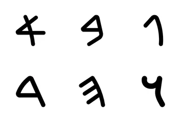 Phoenician Alphabet Icon Pack