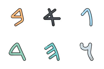 Phoenician Alphabet Icon Pack