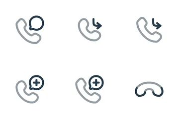 Phone Call & Communication Icon Pack