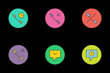 Phone Communication Icon Pack