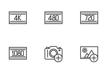 Photo And Video Icon Pack