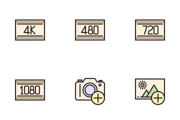 Photo And Video Icon Pack