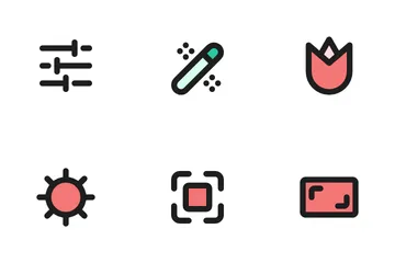 Photo Editing Icon Pack