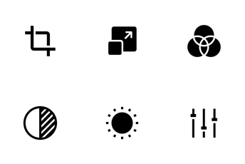 Photo Editing Icon Pack