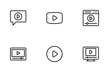 Photo, Musique, Vidéo Pack d'Icônes