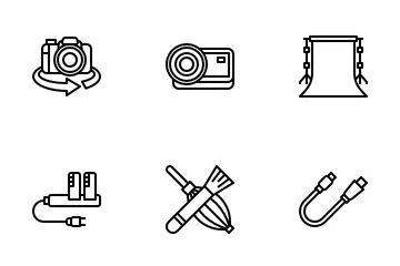 Photographic Equipment Icon Pack