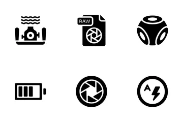 Photography And Post Production Icon Pack