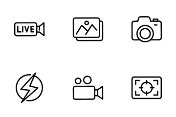 Photography And Video Icon Pack