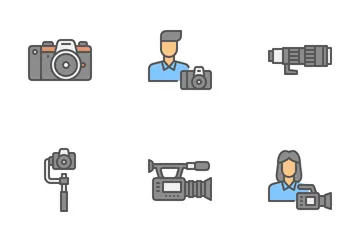 Photography And Videography Icon Pack