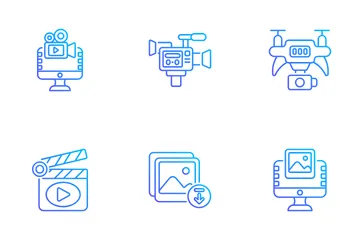 Photography And Videography Icon Pack