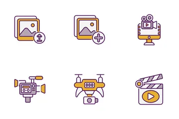 Photography And Videography Icon Pack