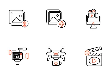 Photography And Videography Icon Pack