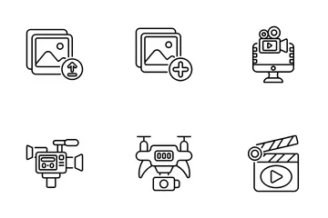 Photography And Videography Icon Pack