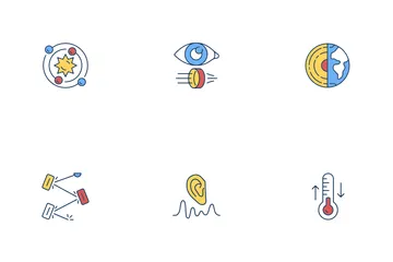 Physics Branches Icon Pack