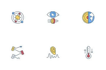 Physics Branches Icon Pack