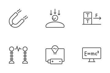 Physics Education Icon Pack