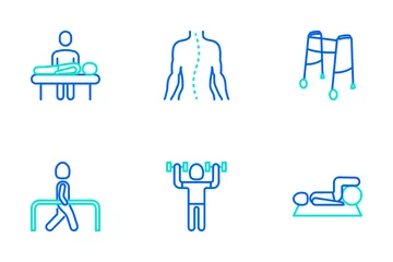 Physiotherapy (color) Icon Pack