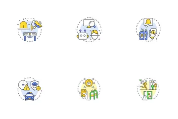 Physische Sicherheit Symbolpack