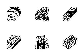 Picknick-Essen Symbolpack
