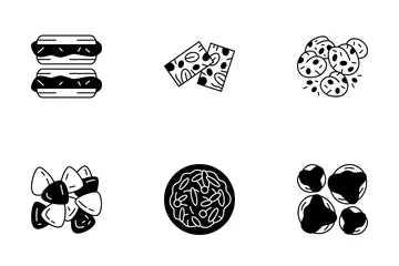 Picknick-Essen Symbolpack