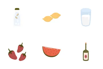 Picknick-Essen Symbolpack