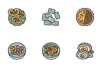 Picknick-Essen Symbolpack