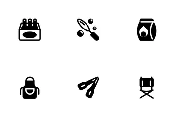 Picnic And BBQ Icon Pack
