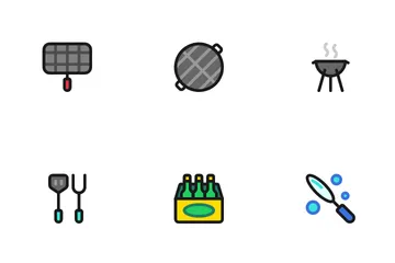 Picnic & Barbecue Icon Pack