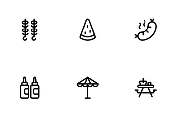 Picnic & BBQ Icon Pack