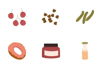 Picnic Food And Drink Icon Pack