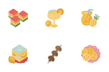 Picnic Food Icon Pack