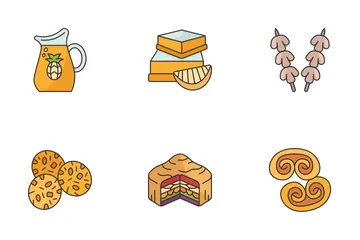 Picnic Food Icon Pack