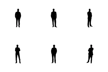 Pictogramas Humanos 4 Pacote de Ícones
