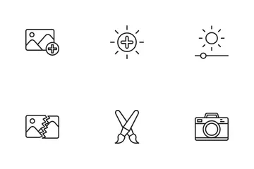 Picture Editing Icon Pack