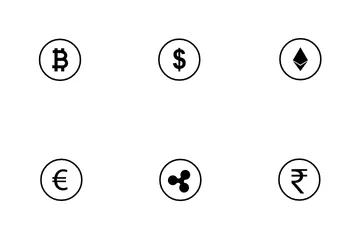 Pièce de monnaie Pack d'Icônes