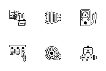 Pièces de voiture Pack d'Icônes