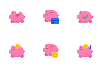 Piggybank Icon Pack