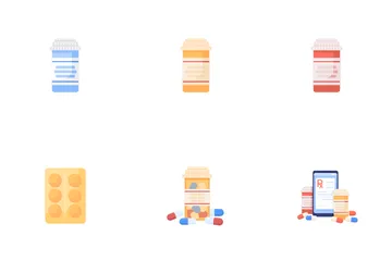 Pilules et médicaments Pack d'Icônes