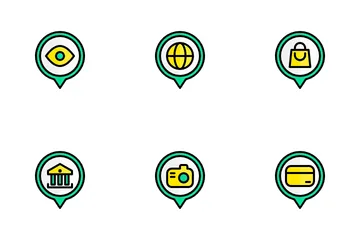 Pin Location Icon Pack