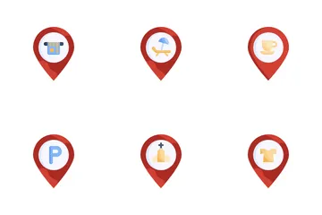 Pin Location Icon Pack