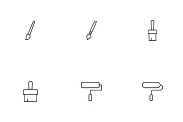 Pincel Pacote de Ícones