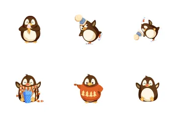 Pingüinos Paquete de Iconos