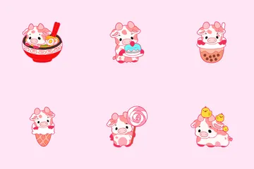Pink Cow Icon Pack